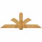 Ekena Millwork Redmond Rough Sawn Timber Gable Bracket, Western Red Cedar, 72"W x 27"H x 6"D x 6"F, 9/12 Pitch GBW072X27X0606RED00RWR - alternate 1